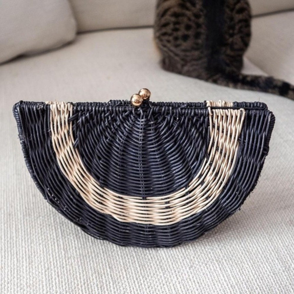 Tabitha Brown x Target‎ Wicker Clutch Handbag - Picture 4 of 5